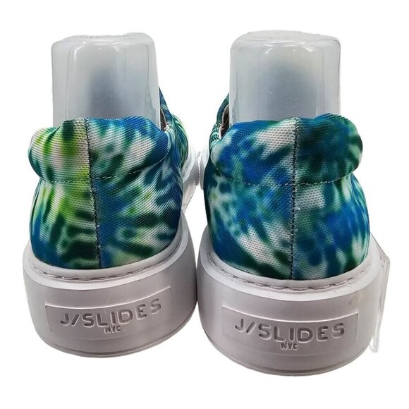 J/Slides Womens 8 Tie Dye Dusty Slip On Sneakers - Picture 8 of 9